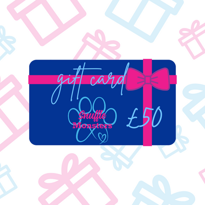 Snuffle Monsters Gift Card